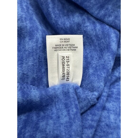 Tommy Bahama Men’s Medium Half Zip Fleece Pullover Cloud Peak Blues - Picture 7 of 8